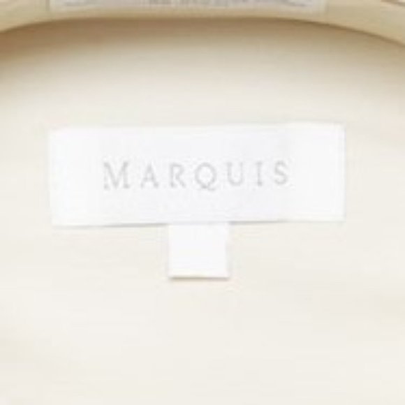 6X Marquis Signature Ecru Long Sleeve Dress Shirt 6XL 24 36/37 - Picture 5 of 6